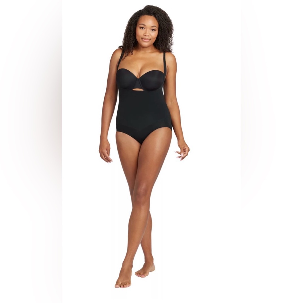 Red Hot by SPANX Black Shapewear Bodysuit
